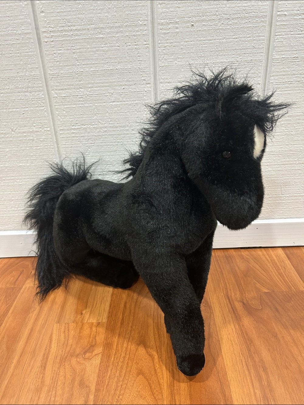 Vintage Douglas Black Horse Stallion Plush - Open To Offers / As Is